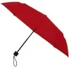 Parapluie pliant Falconetti poignée droite - manuel - rouge