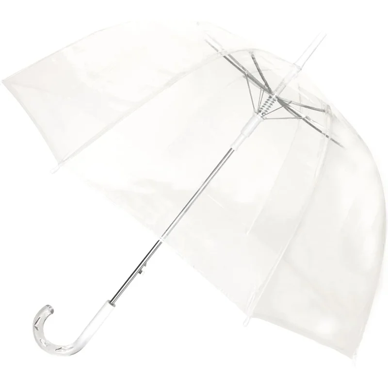 Parapluie transparent simple en cloche