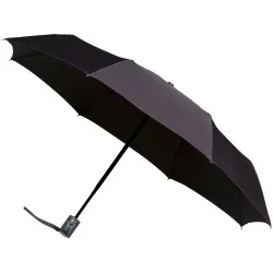 Parapluie pliant miniMAX droit ouverture / fermeture automatique - noir