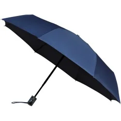 Parapluie pliant miniMAX droit ouverture / fermeture automatique - bleu foncé