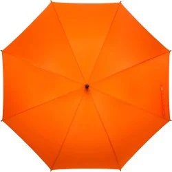 Parapluie Falconetti orange automatique poignée canne