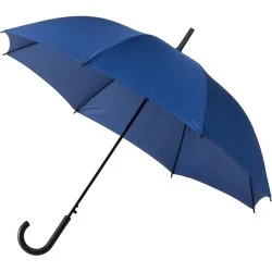 Parapluie Falconetti bleu foncé automatique poignée canne