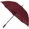 Parapluie de golf bordeaux manuel résistant au vent