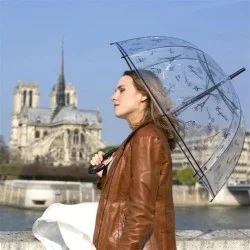 Parapluie transparent Bonjour Paris