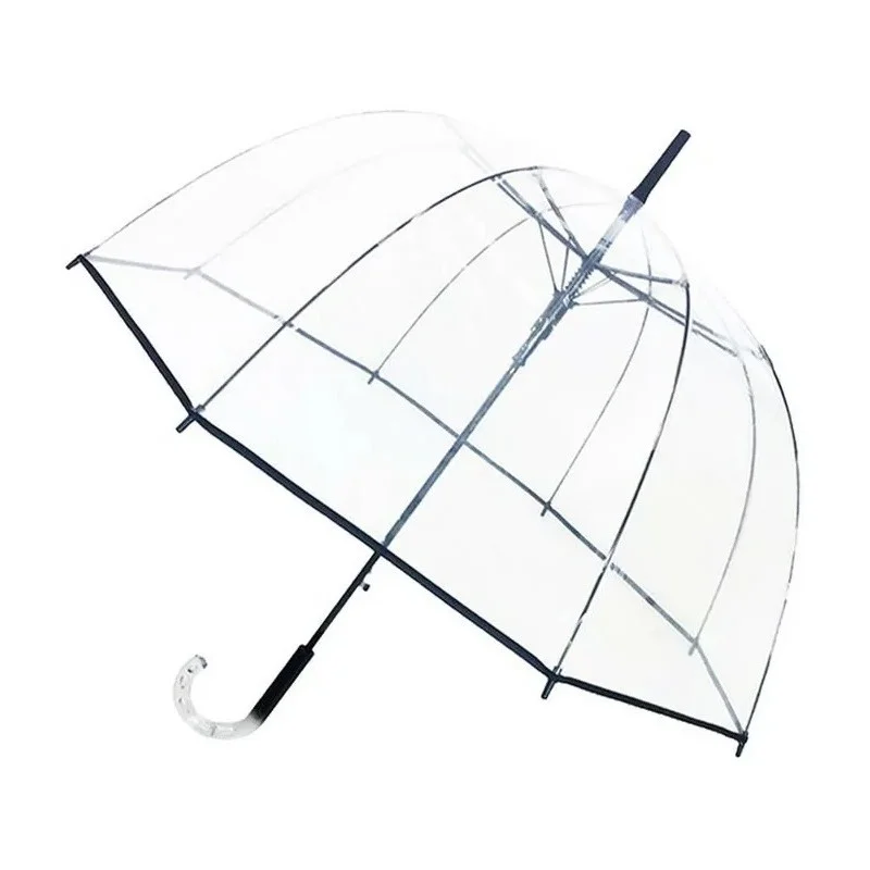 Parapluie transparent - grande cloche