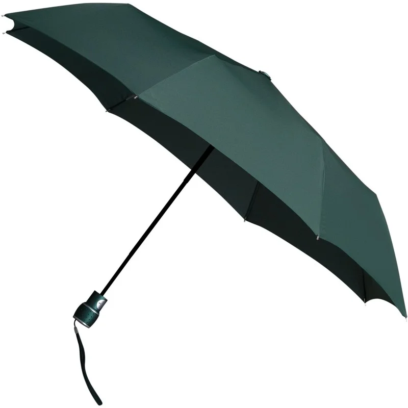 Parapluie pliant miniMAX manche noir droit ouverture automatique - vert