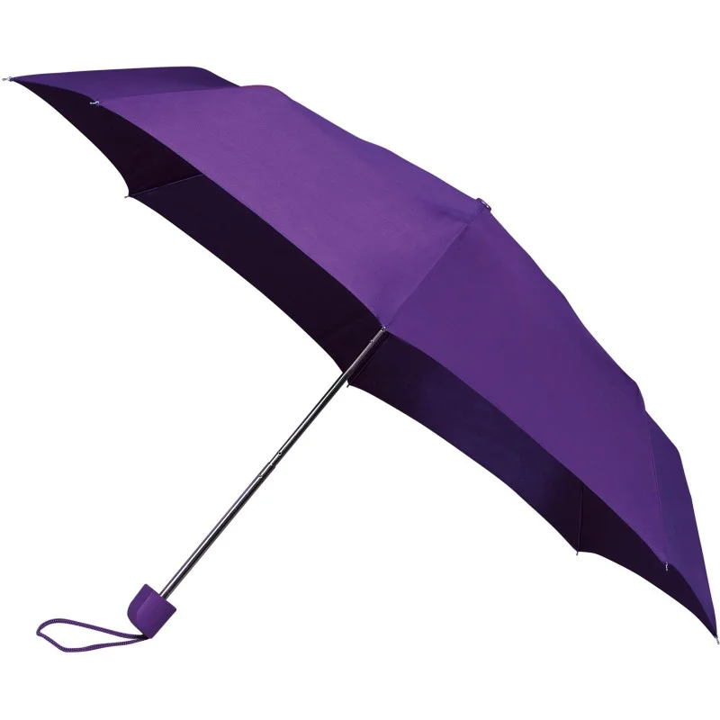 Parapluie pliant Falconetti droit ouverture manuelle - violet foncé