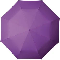 Parapluie pliant Falconetti droit ouverture manuelle - violet foncé