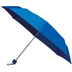 Parapluie pliant Falconetti droit ouverture manuelle - bleu