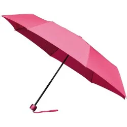 Parapluie pliant miniMAX droit ouverture manuelle - rose