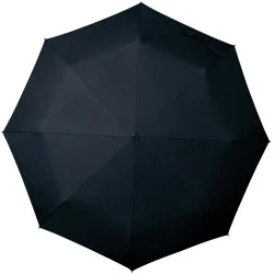 Parapluie pliant miniMAX droit ouverture manuelle - noir