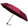Parapluie pliant miniMAX droit ouverture manuelle - bordeau