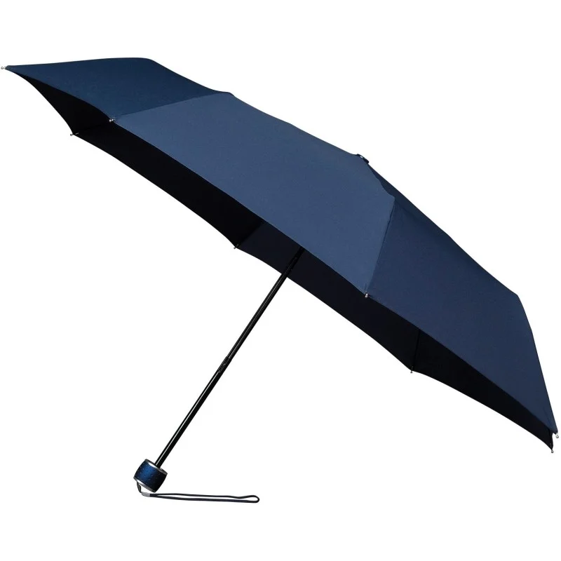 Parapluie pliant miniMAX droit ouverture manuelle - bleu foncé