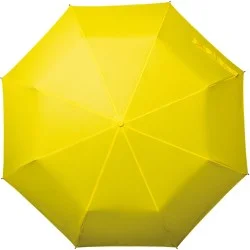 Parapluie pliant miniMAX droit ouverture manuelle - jaune