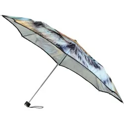 Parapluie pliant unique miniMAX droit ouverture manuelle - tigre