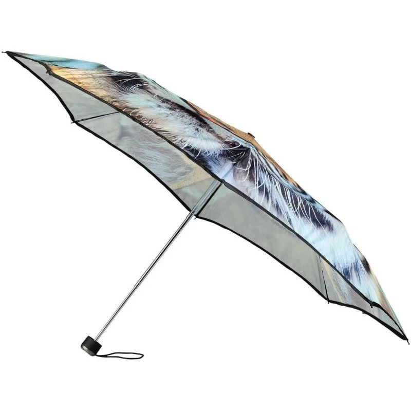 Parapluie pliant unique miniMAX droit ouverture manuelle - tigre