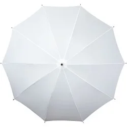 Parapluie droit à bandoulière Falcone ouverture manuelle - blanc