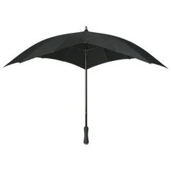 Parapluie forme de coeur noir