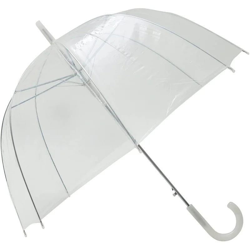 Grand parapluie transparent