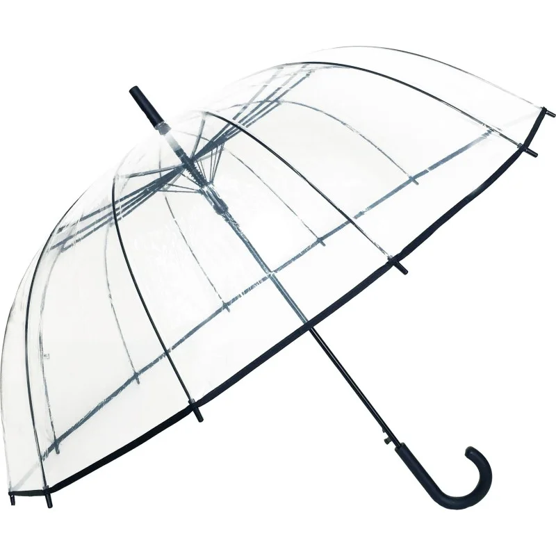 Grand parapluie transparent