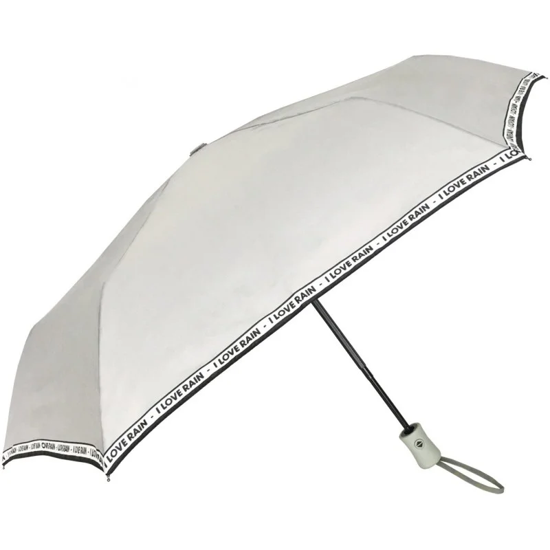 Parapluie compact automatique "I love rain"