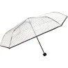 Parapluie transparent manuel résistant au vent