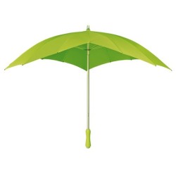 Parapluie forme de coeur vert