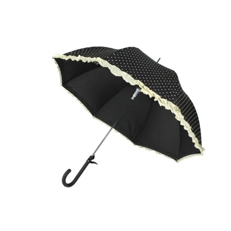 Parapluie long noir et blanc