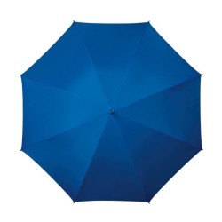 Parapluie Dame bleu automatique poignée recourbée