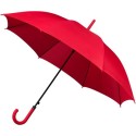Parapluie Dame Falconetti rouge automatique poignée canne recourbée