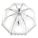 Parapluie transparent avec motifs Paris