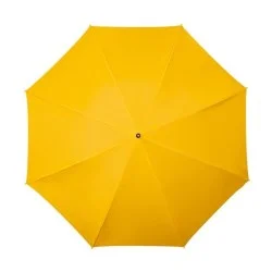 Parapluie Falconetti jaune ocre automatique manche en bois 8007
