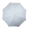 Parapluie Falcone blanc automatique manche en bois