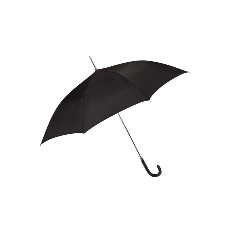 Parapluie automatique noir manche métal