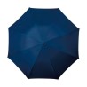 Parapluie de golf manuel bleu foncé  - poignée canne en bois