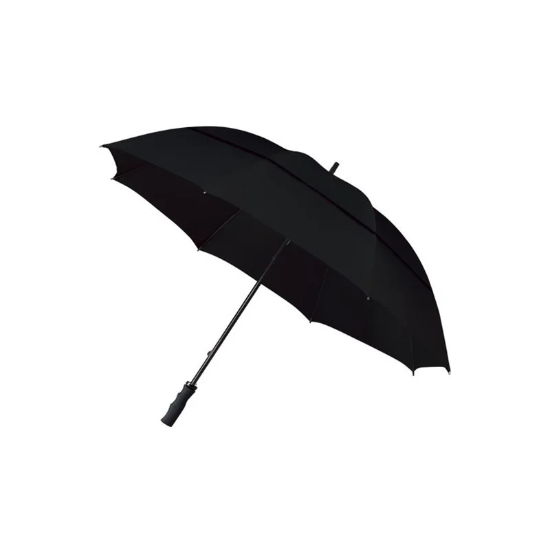 Parapluie de golf ECO Falcone toile recyclée - noir
