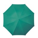 Grand parapluie de golf manuel manche métal poignée bois - vert