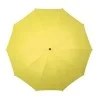 Grand parapluie de golf manuel Falcone manche fibre de verre poignée caoutchouc noir - jaune