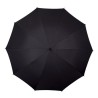 Grand parapluie de golf manuel Falcone manche fibre de verre poignée caoutchouc noir - noir