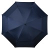 Grand parapluie de golf manuel Falcone Storm Umbrella armature double manche fibre de verre poignée droite - bleu foncé