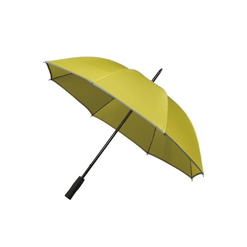 Petit parapluie de golf Falcone à passepoil réfléchissant - jaune